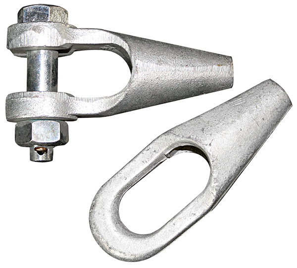 Grooved Closed Spelter Sockets