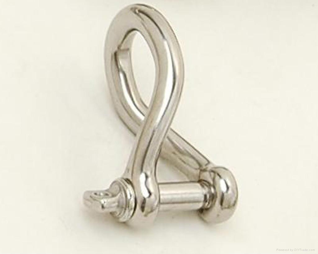 Screw Pin D-Shackle, Twist Type