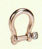 STAINLESS STEEL EUROPEAN TYPE LARGE BOW SHACKLE