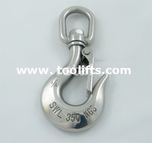 Stainless steel swivel eye snap hook