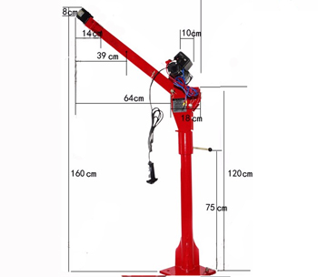 mini small pickup truck crane