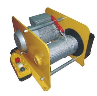 Electric wire rope winch