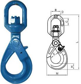 G100 Clevis Self-lock Hook