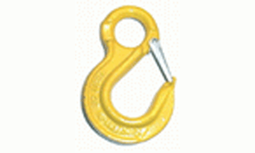 GRADE 80 EYE SLING HOOK WITH SAFETY LATCH